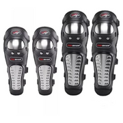 Pro Biker Motorcycle Racing Elbow Knee Metal Guard Protector